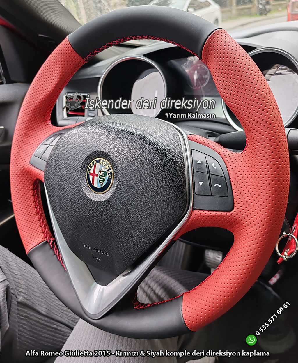 Alfa Romeo Giulietta deri direksiyon kaplama