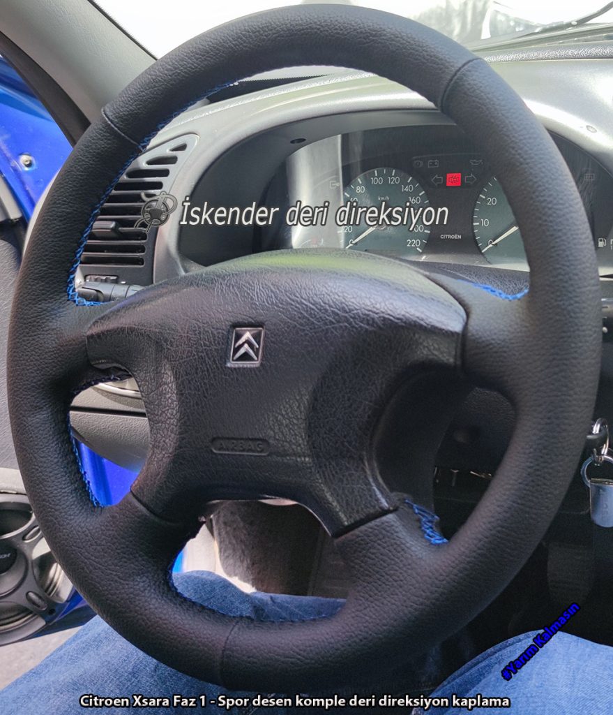 Citroen Xsara deri direksiyon kılıfı