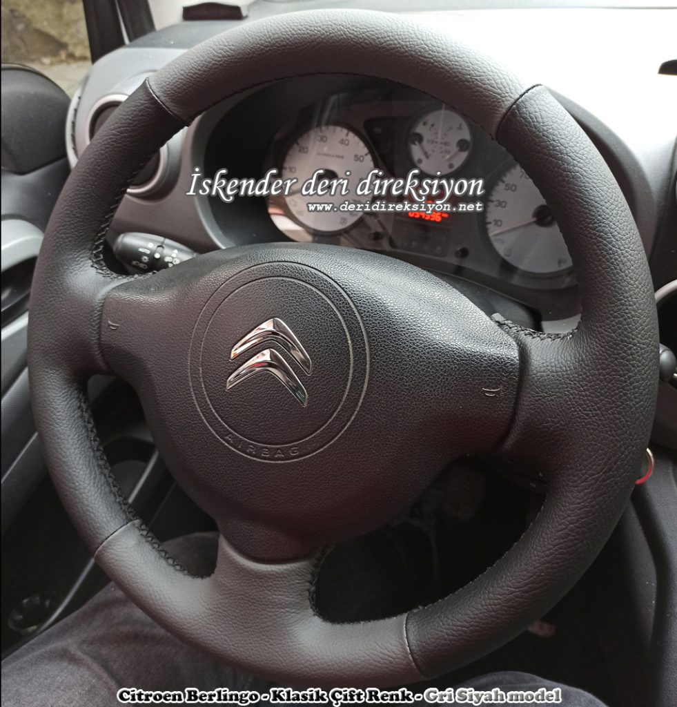 Citroen Berlingo deri direksiyon kılıfı