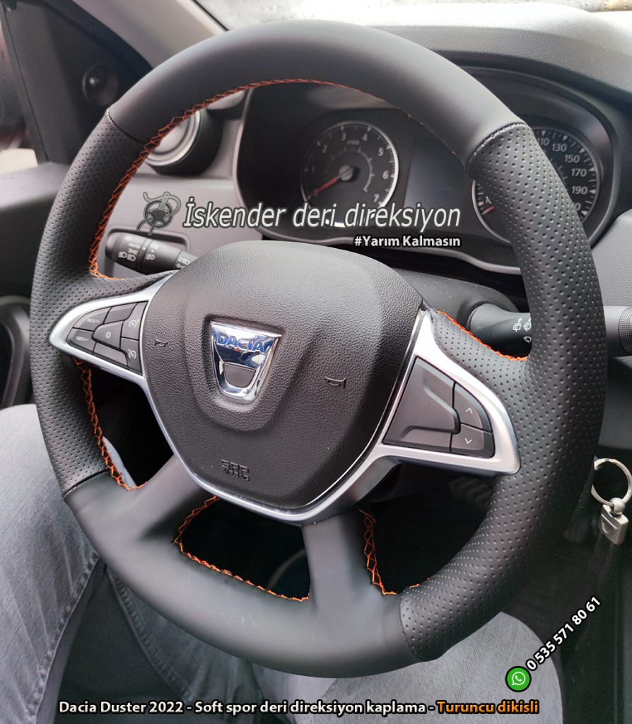Dacia Duster deri direksiyon kaplama