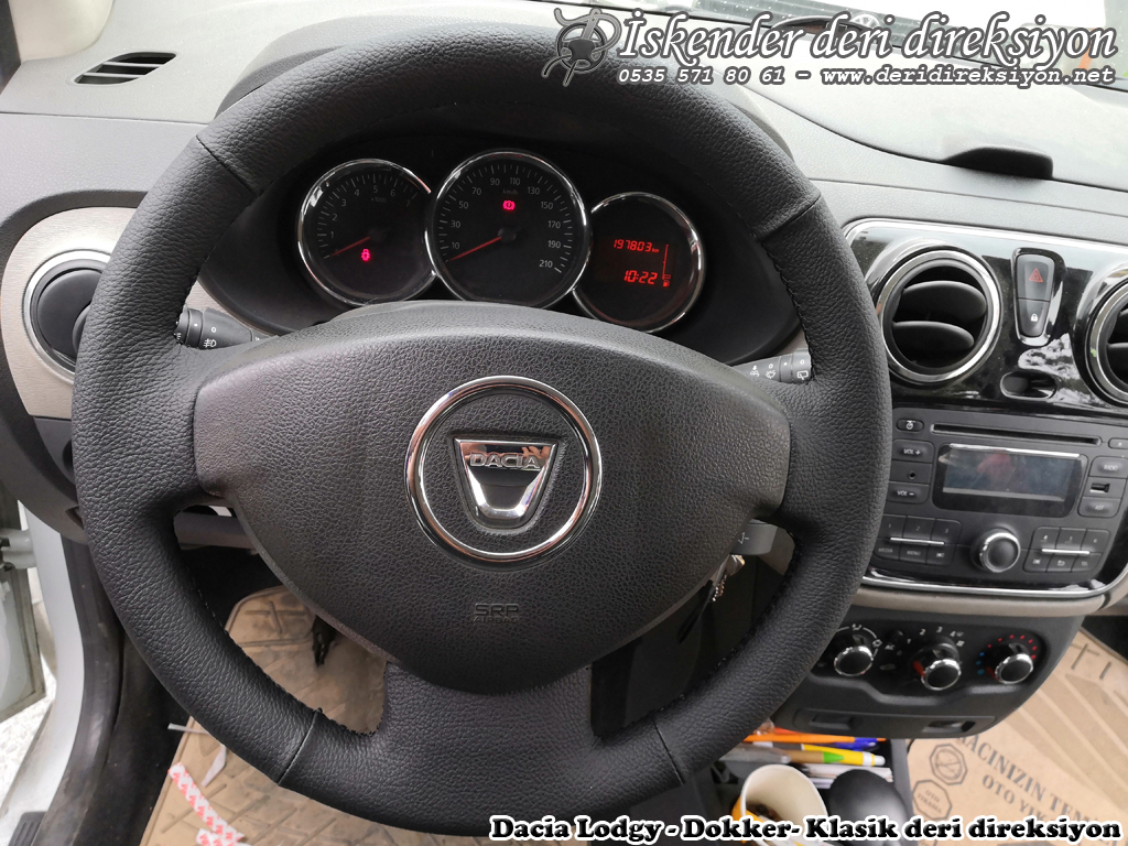 Dacia Duster deri direksiyon kaplama