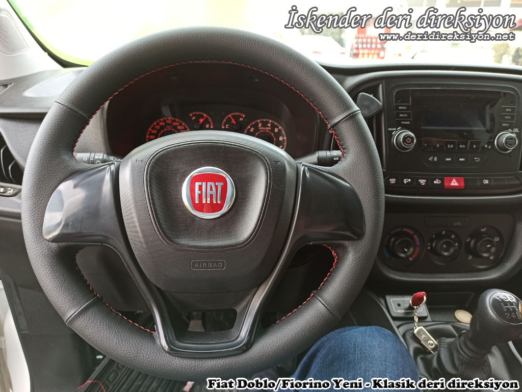 Fiat Fiorino deri direksiyon kılıfı