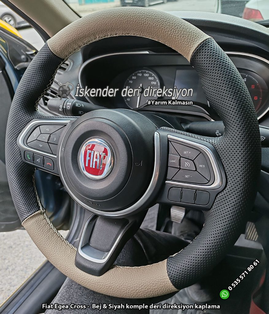Fiat Egea Cross Deri direksiyon kılıfı