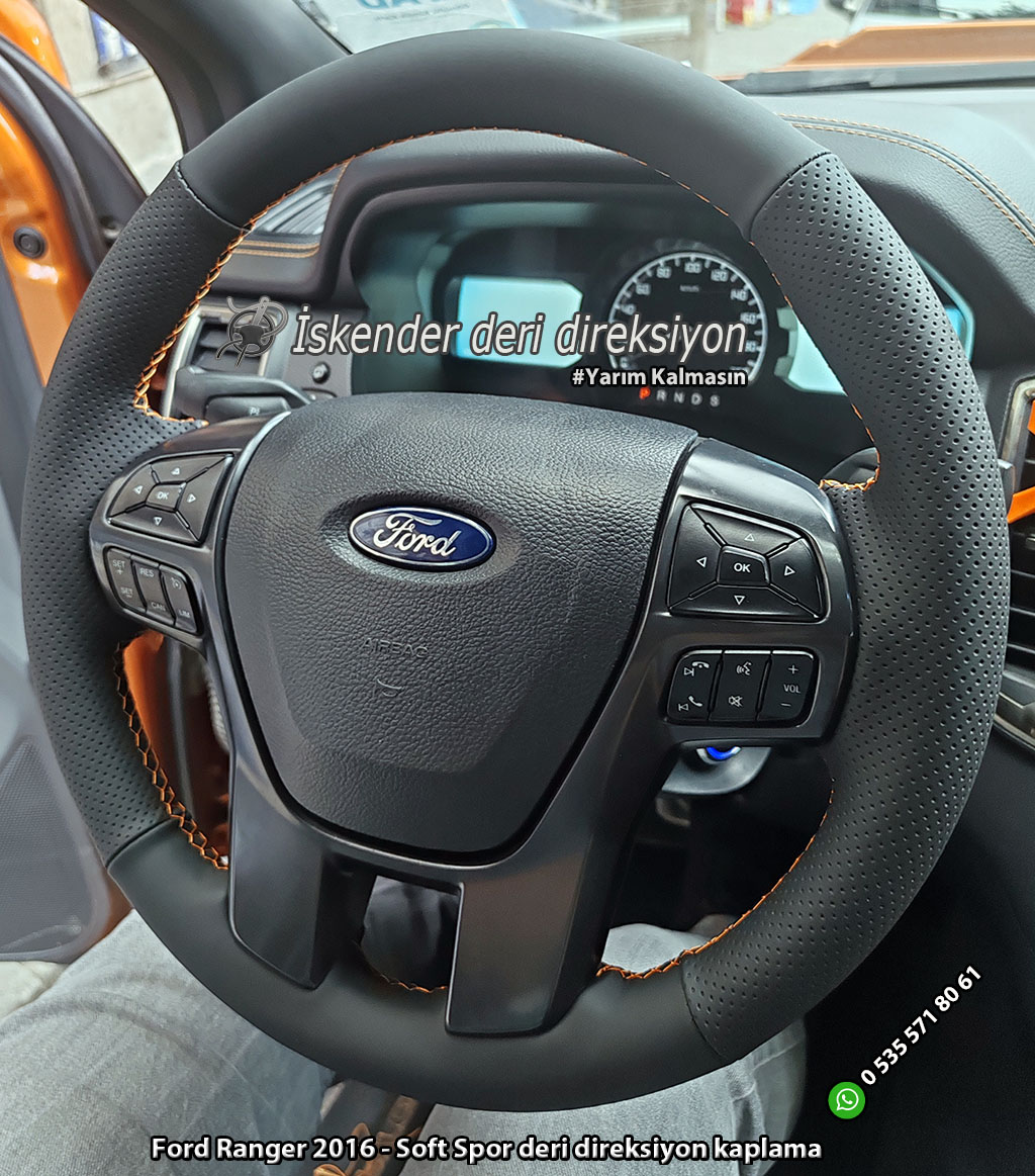Ford Ranger deri direksiyon kılıfı