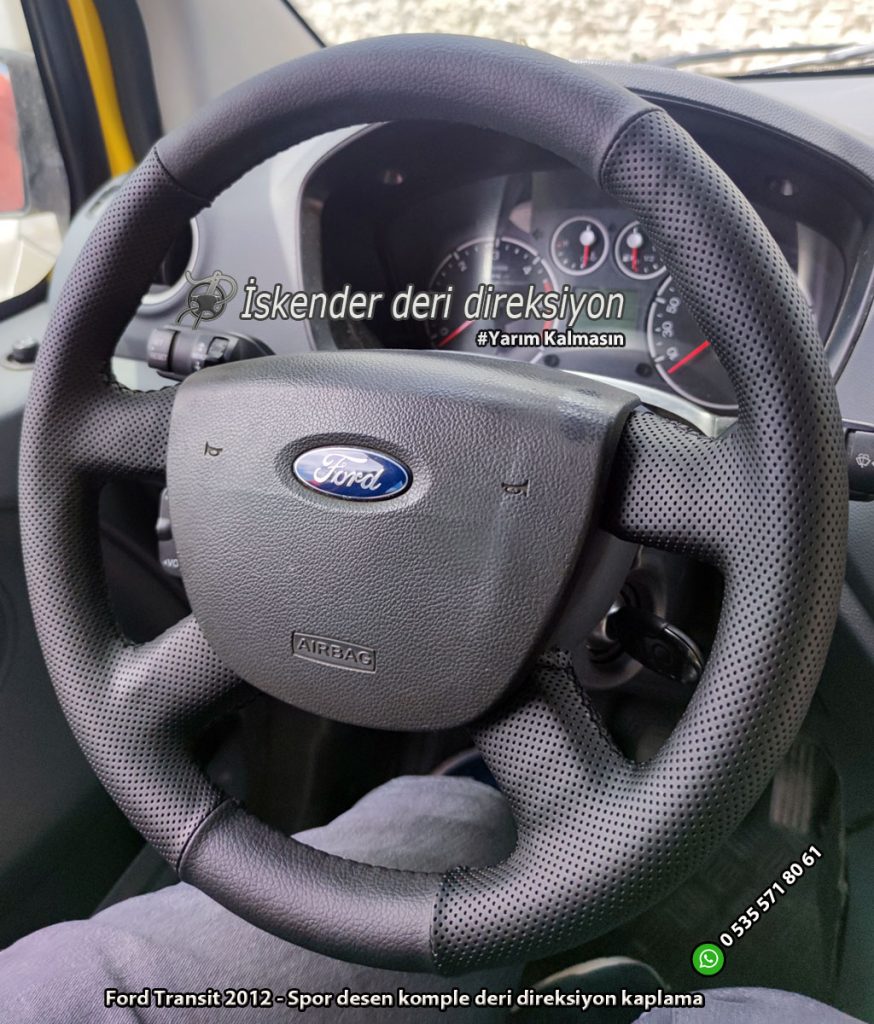 Ford Transit deri direksiyon kılıfı