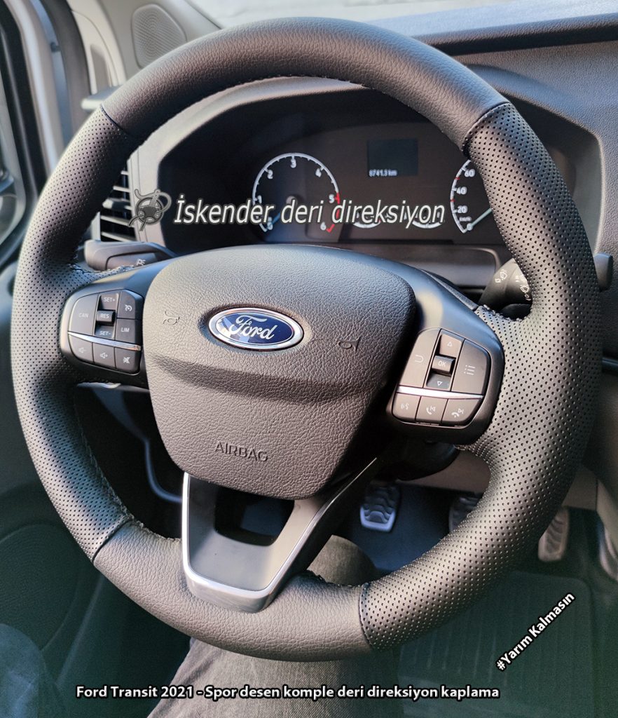 Ford Focus 4 deri direksiyon kılıfı