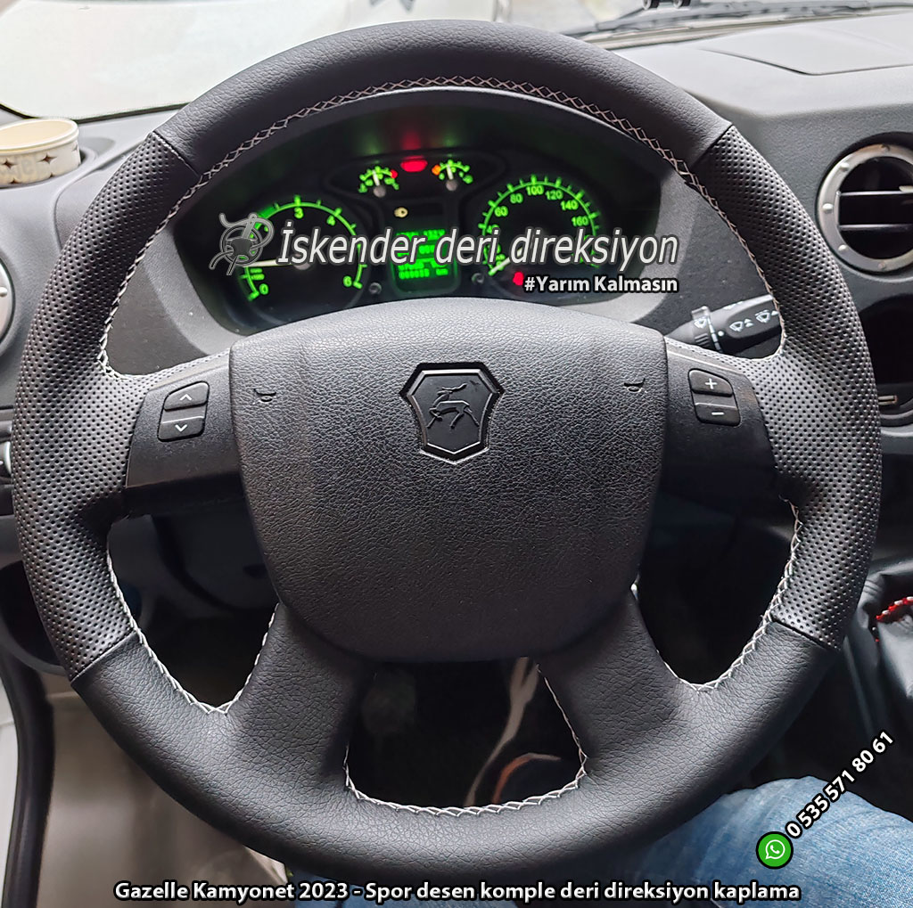 Gazelle Deri direksiyon kılıfı