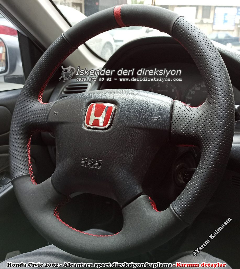 Honda CRV deri direksiyon kılıfı
