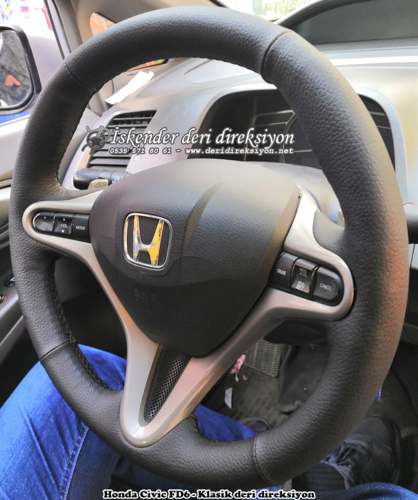 Honda Civic FD6 deri direksiyon kılıfı