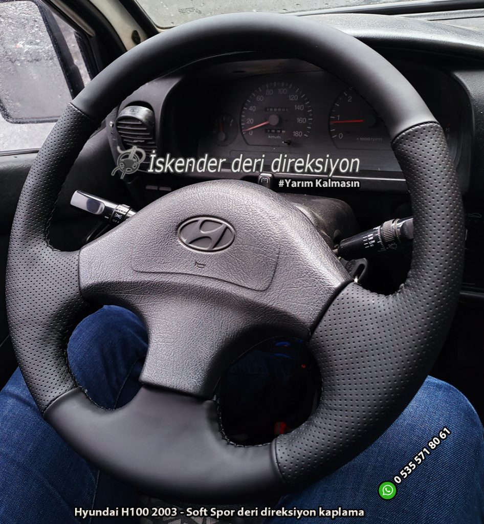 Hyundai H100 deri direksiyon kılıfı
