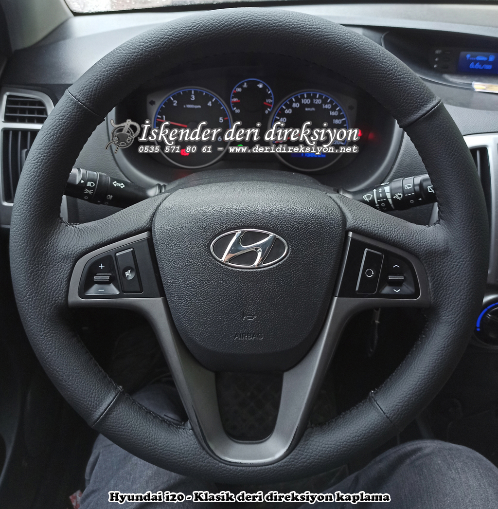 Hyundai Accent Blue deri direksiyon kılıfı