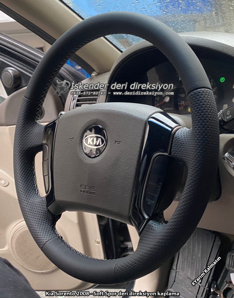 Kia Sorento deri direksiyon kılıfı