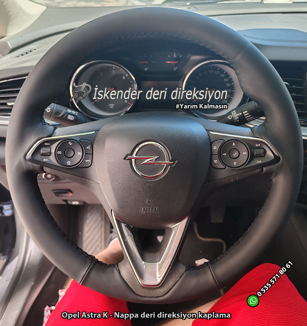 Opel Insignia deri direksiyon kılıfı
