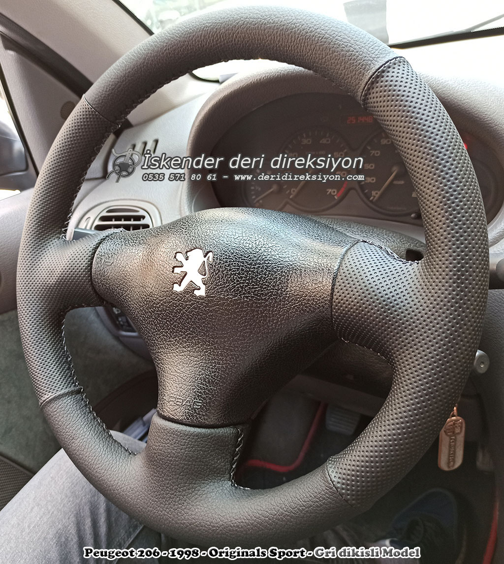 Peugeot 206 deri direksiyon kılıfı