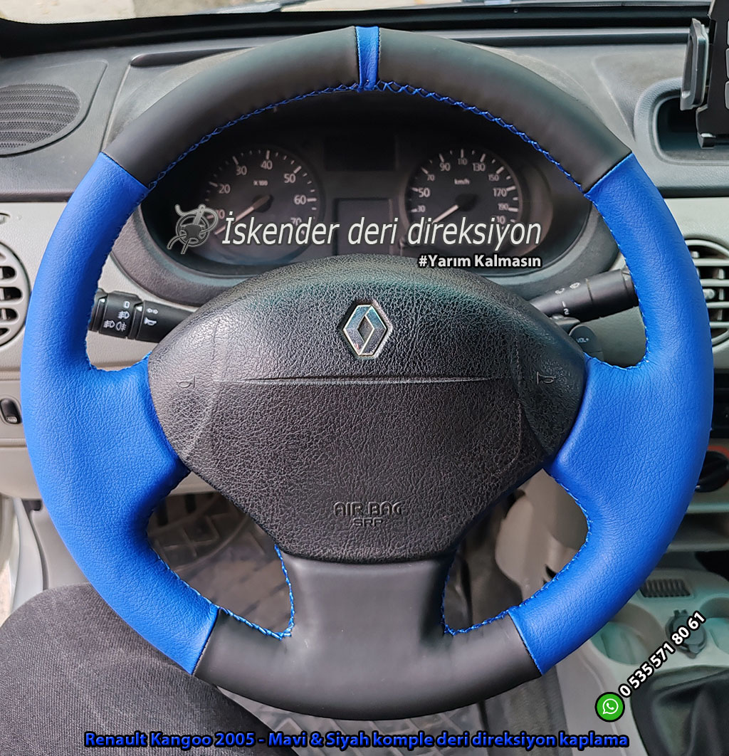 Renault Kangoo deri direksiyon kılıfı