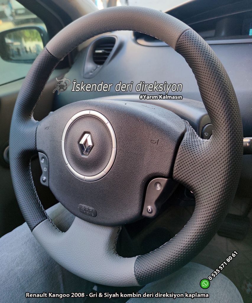 Renault Kangoo deri direksiyon kılıfı