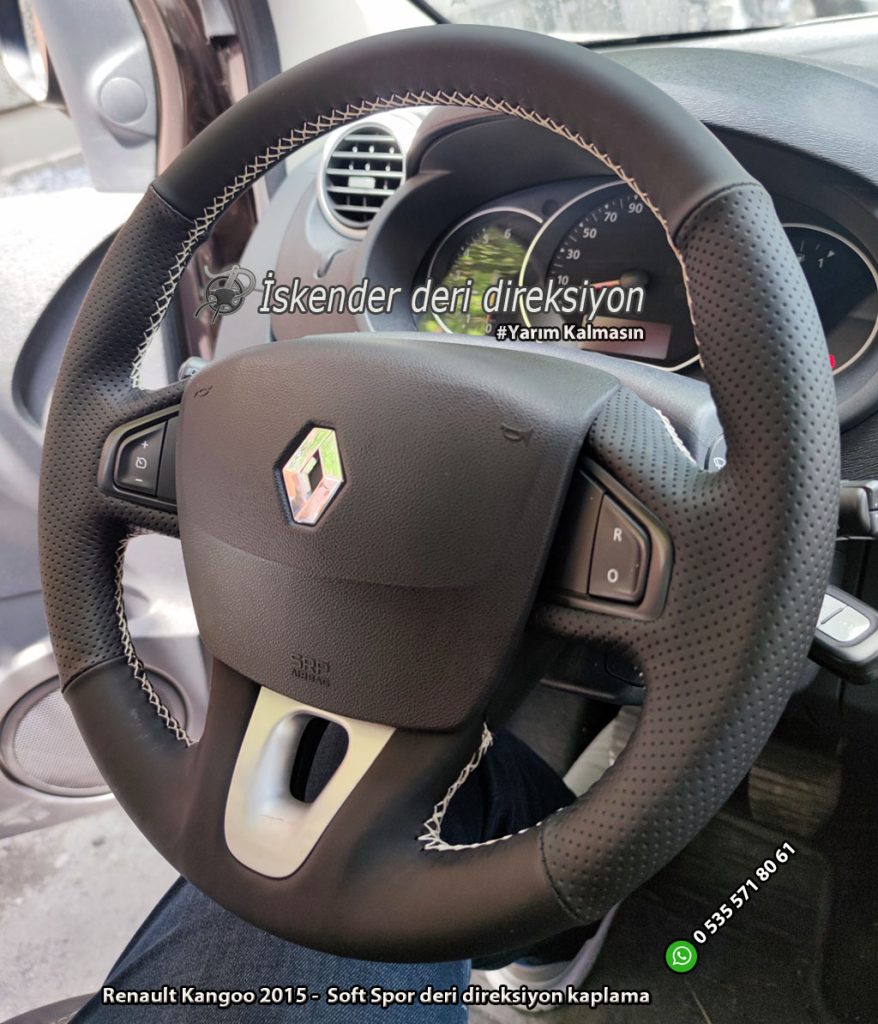 Renault Kangoo deri direksiyon kılıfı