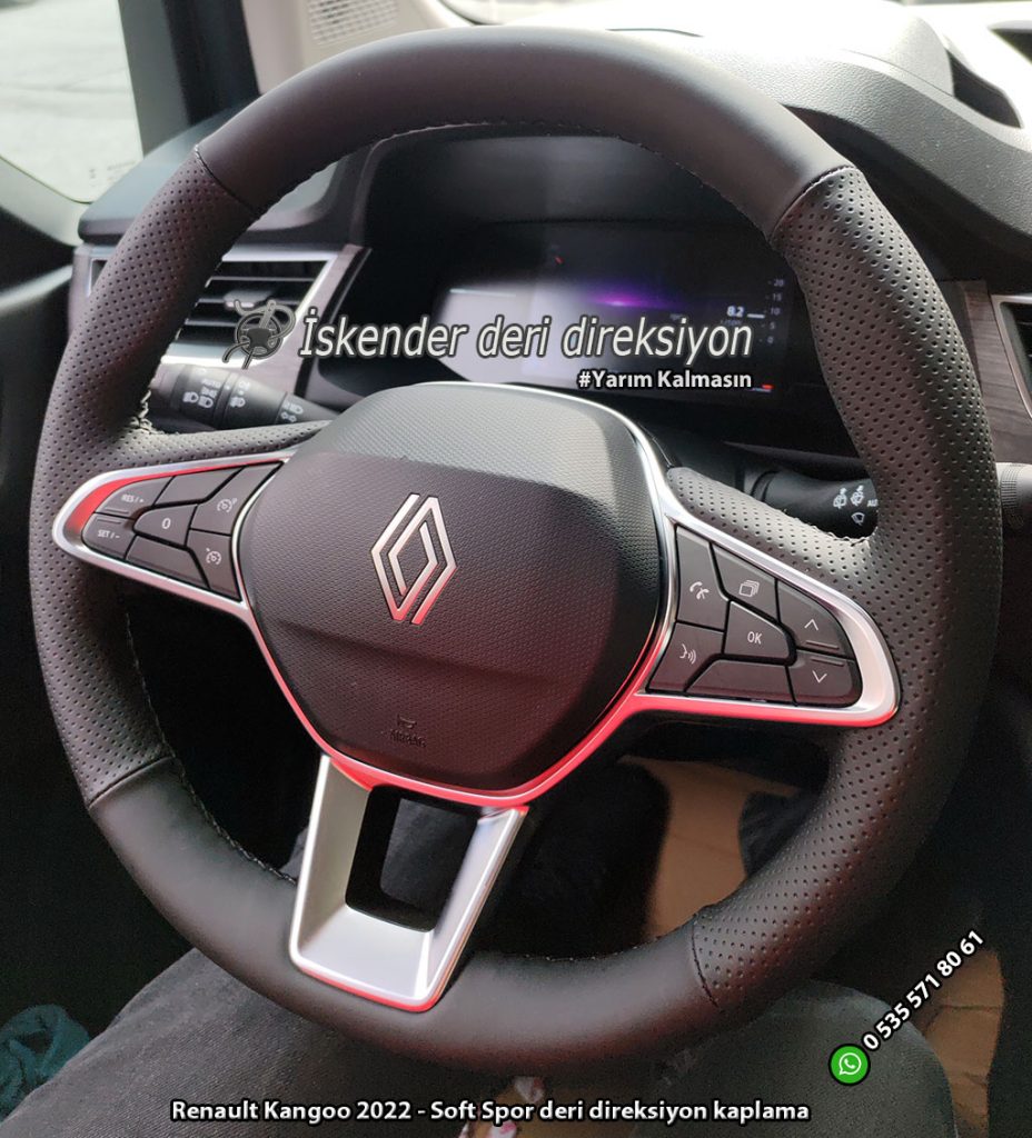 Renault Kangoo deri direksiyon kılıfı