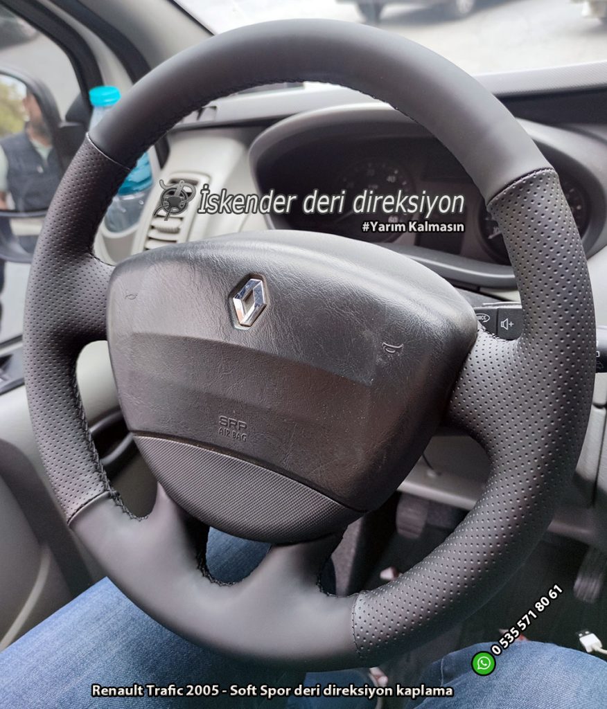 Renault Trafic deri direksiyon kılıfı