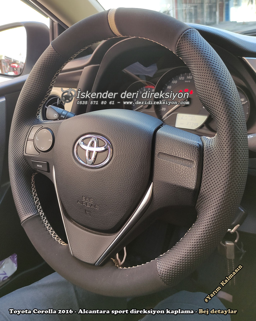 Toyota Corolla E190 deri direksiyon kaplama